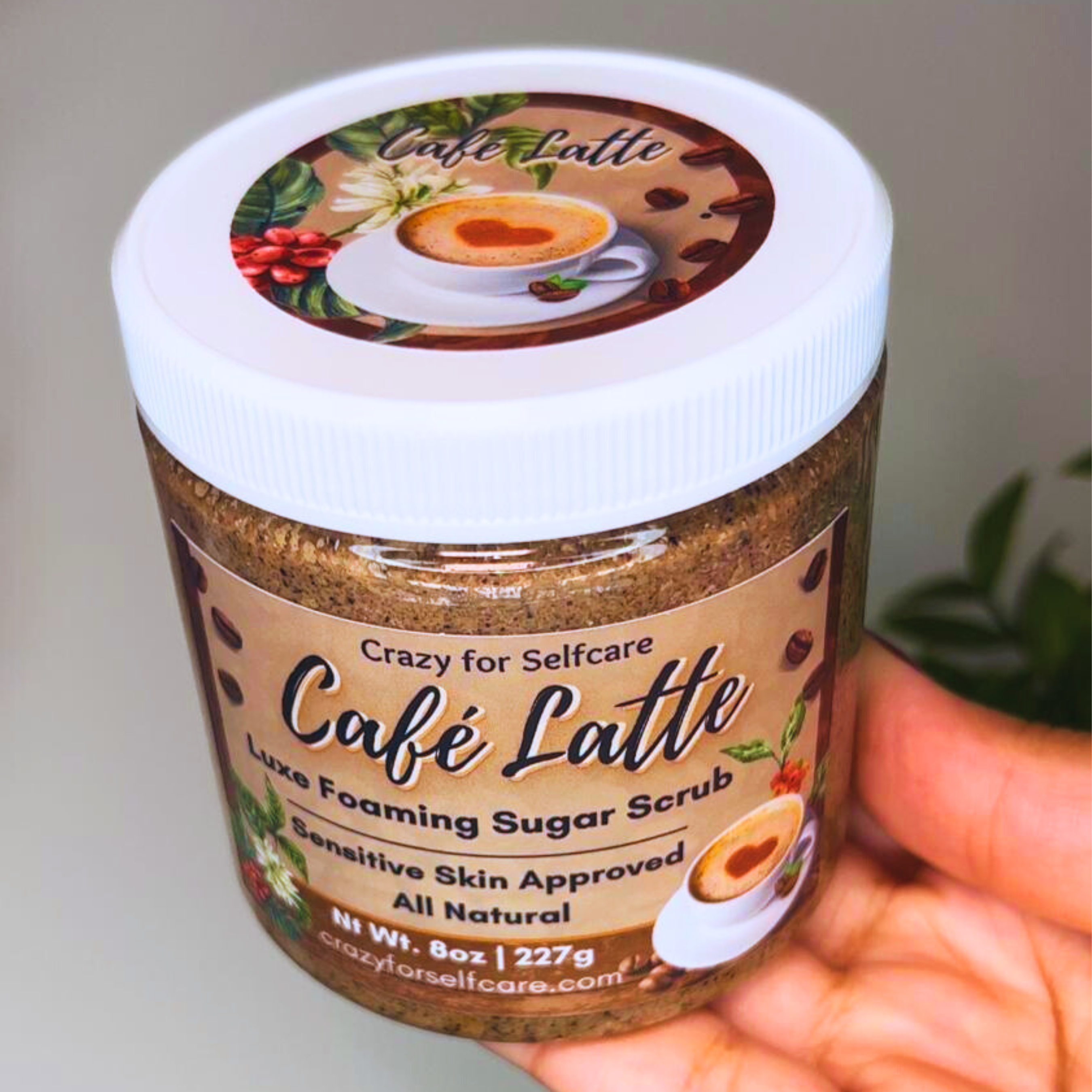 Café Latte Luxe Foaming Sugar Scrub