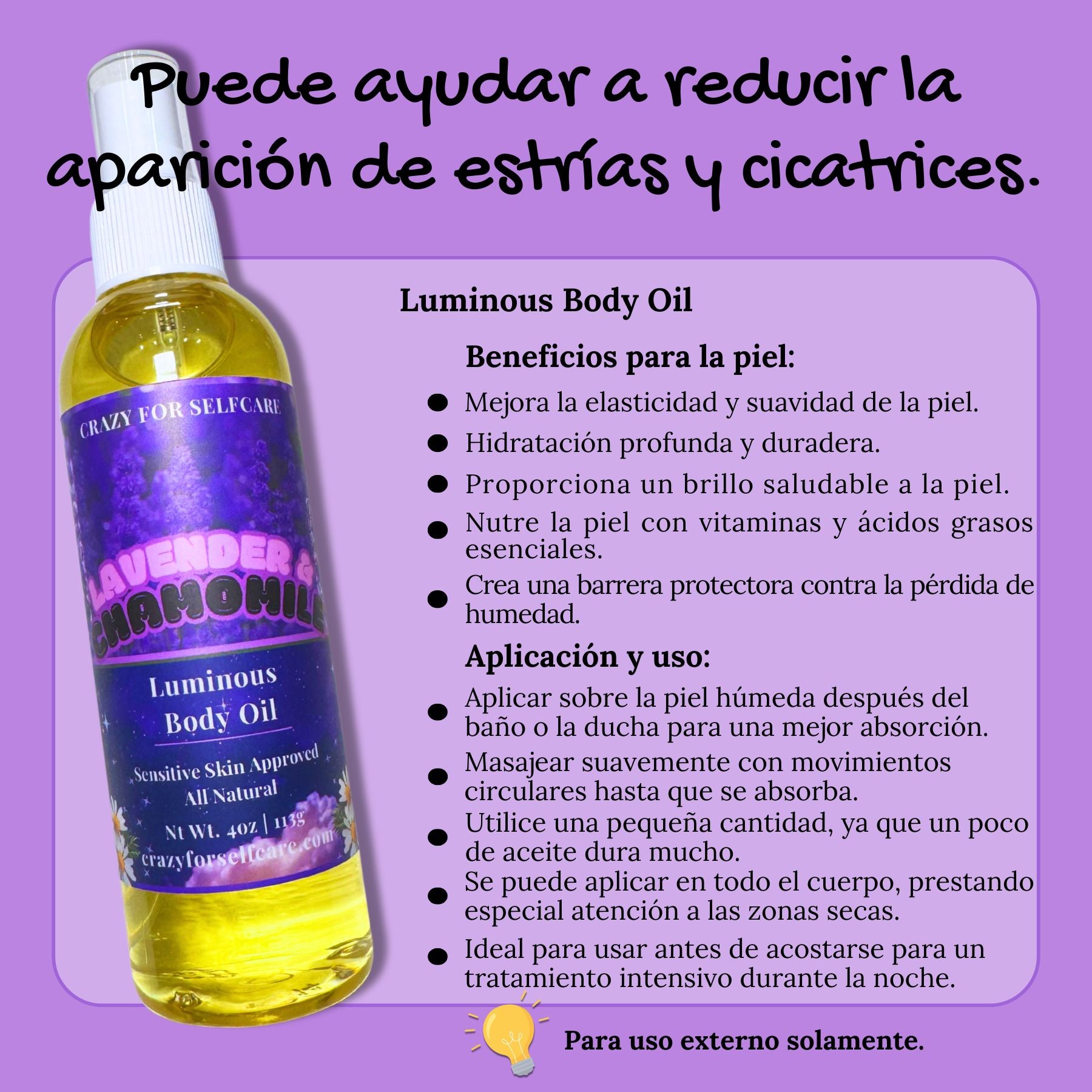 Lavender & Chamomile Luminous Body Oil