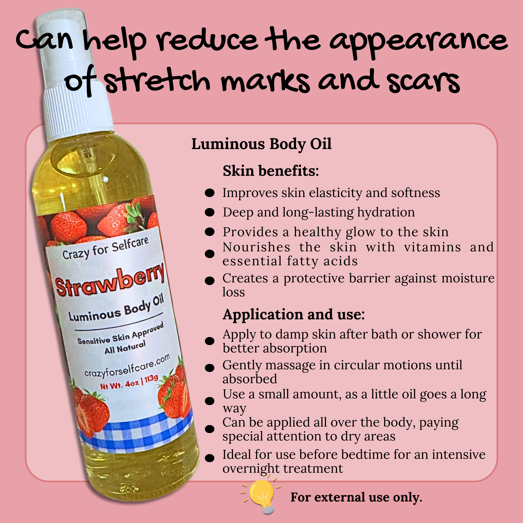 Strawberry Luminous Body Oil