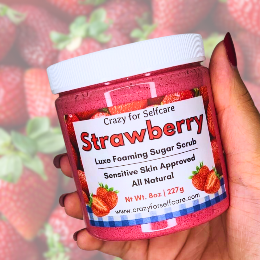 Strawberry Luxe Foaming Sugar Scrub