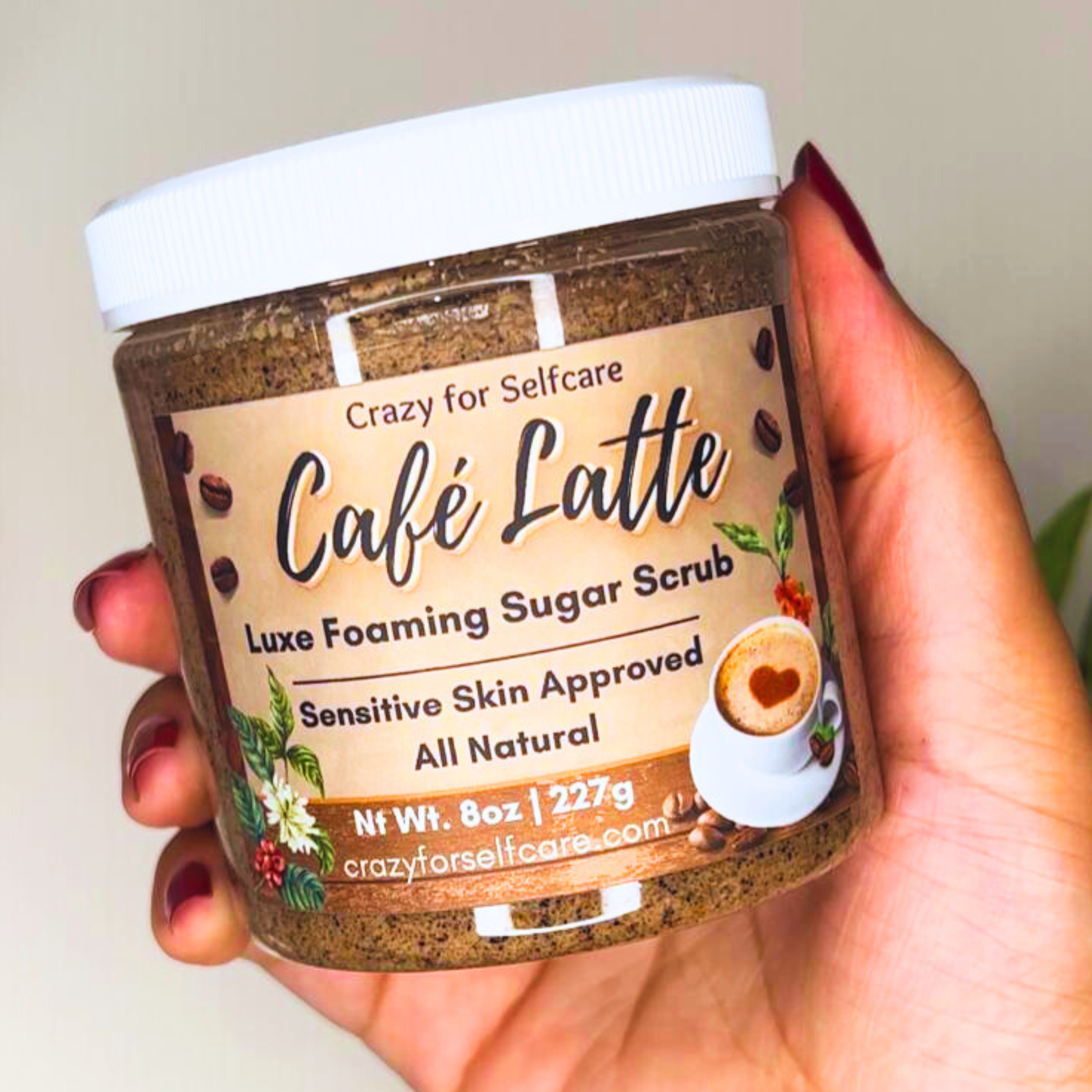 Café Latte Luxe Foaming Sugar Scrub