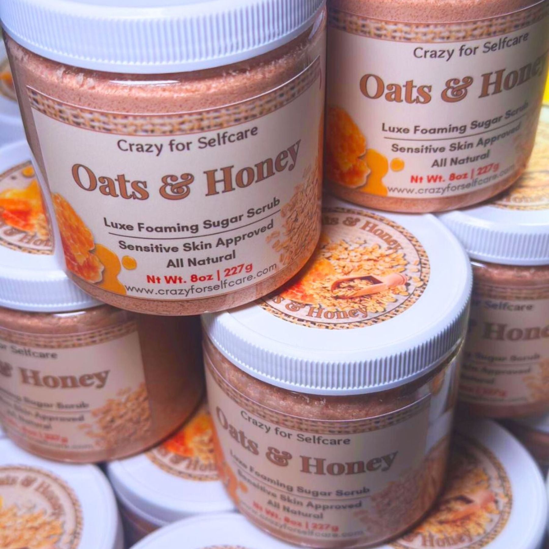 Oats & Honey Foaming Sugar Scrub