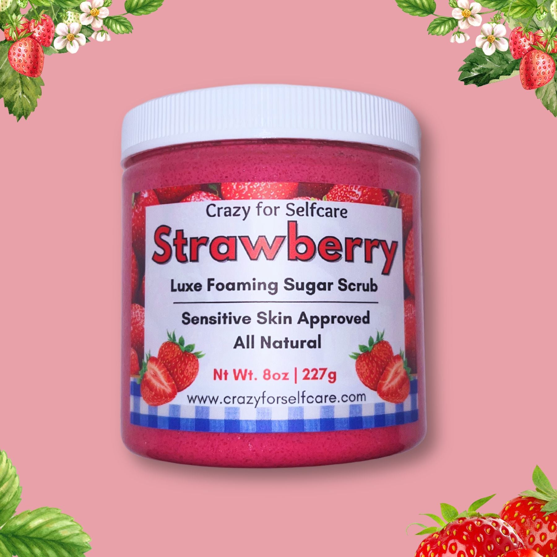 Strawberry Luxe Foaming Sugar Scrub