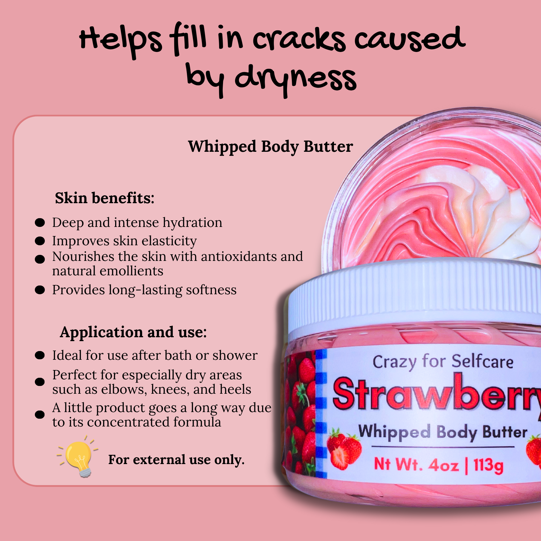 Strawberry Whipped Body Butter