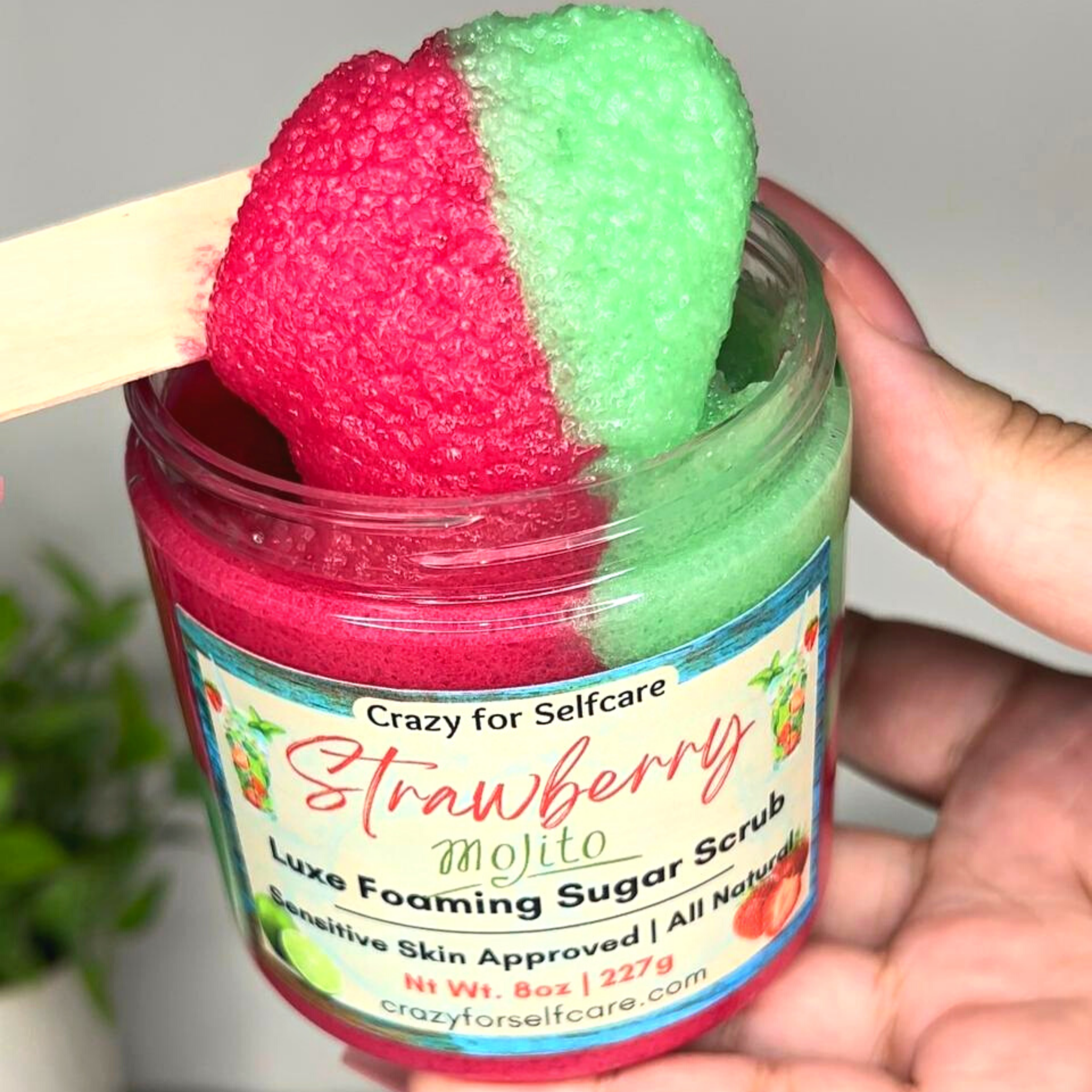 Strawberry Mojito Luxe Foaming Sugar Scrub