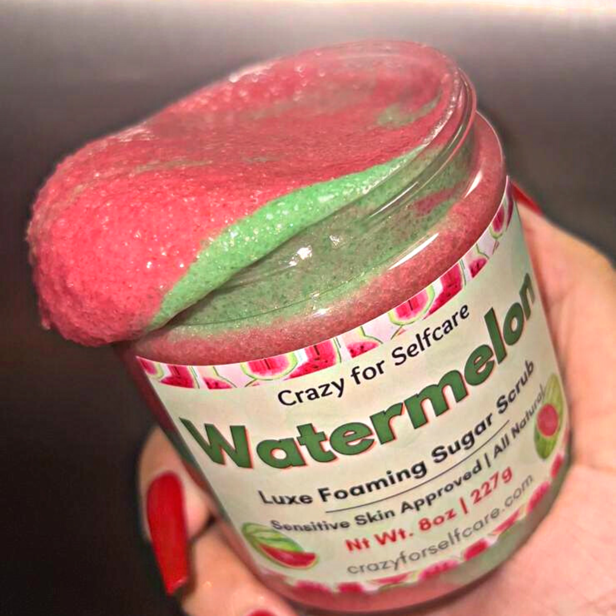 Watermelon Luxe Foaming Sugar Scrub